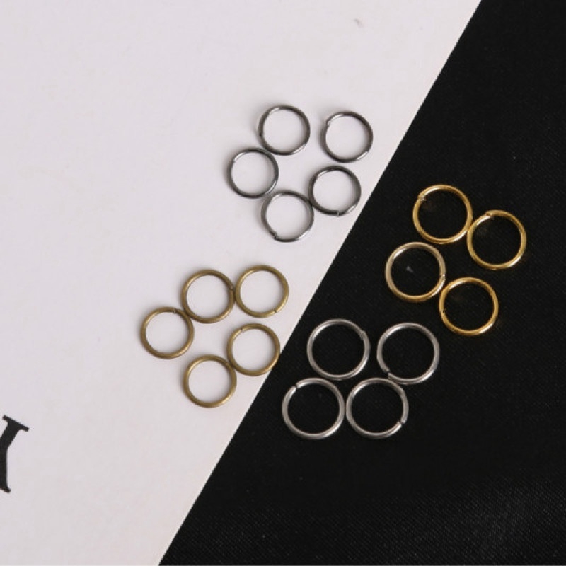 Set 200 / 500 Vòng Kim Loại 3-7mm Làm Đồ Trang Sức Thủ Công