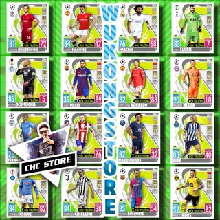 Lẻ 16 thẻ ĐỘI TRƯỞNG CLB MATCH ATTAX 2021/22 SIZE POCA CẦU THỦ BÓNG ĐÁ