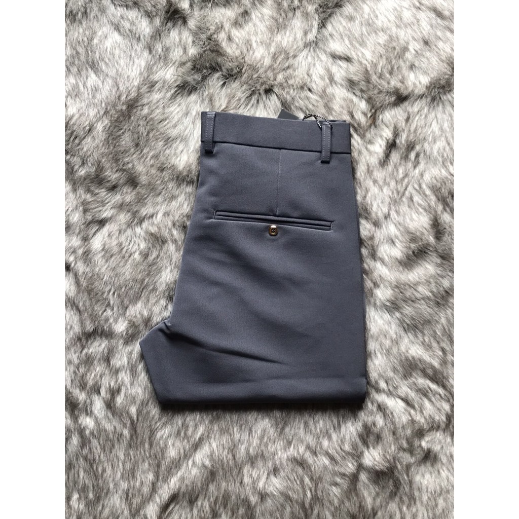 Quần Tây Đen Caro, Quần Tây Nam Nhiều Màu Ống Côn Tuyết Mưa