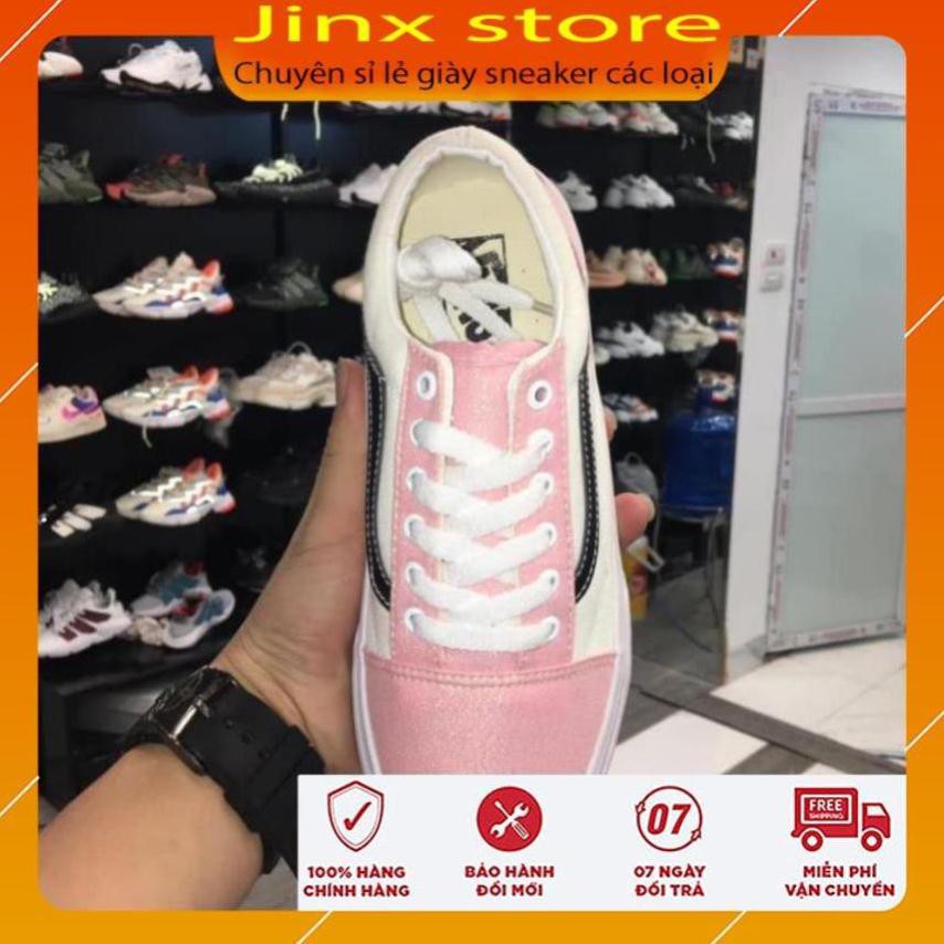 sale 12/12  [Free ship ] Giày Sneaker Van Classic Cổ Thấp hồng đen fullbox Jinx Store - Aw111 ¹ NEW hot . ^ ' .