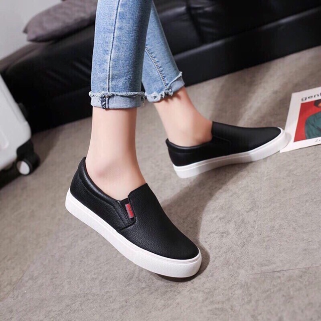 Giày lười nữ da mềm siêu chất