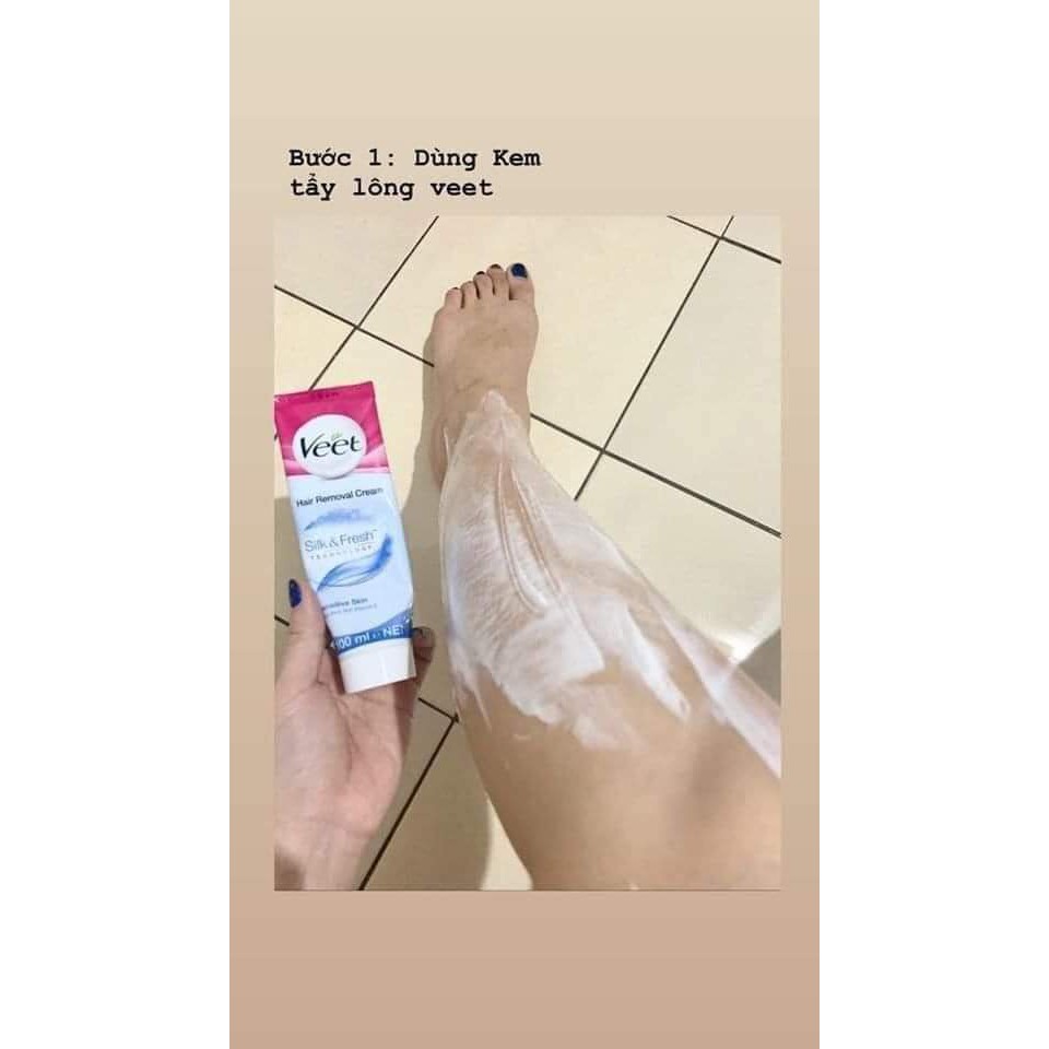 Tẩy Lông 💖FREESHIP💖 Kem Tẩy Lông Cho Da Nhạy Cảm Veet Silk Fresh | BigBuy360 - bigbuy360.vn