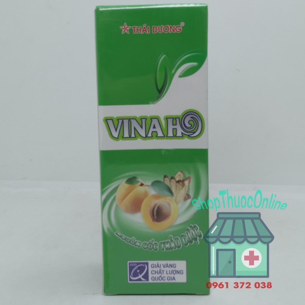 Siro VINAHO Sao Thái Dương - Bổ phế, hỗ trợ làm giảm các chứng ho chai 100ml