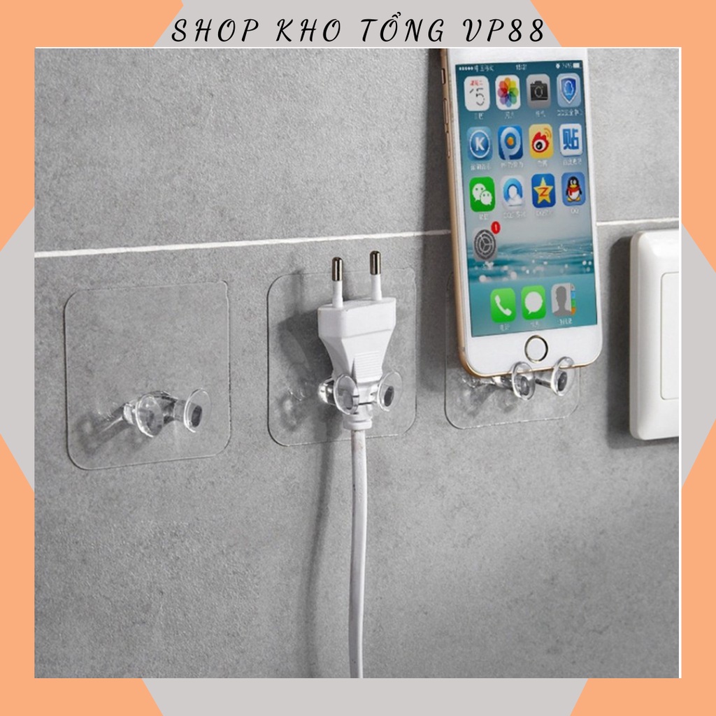 [ Combo 5 ] Miếng Dán Tường Treo Phích Cắm Đa Chức Năng 88092 SHOP KHO TỔNG 88