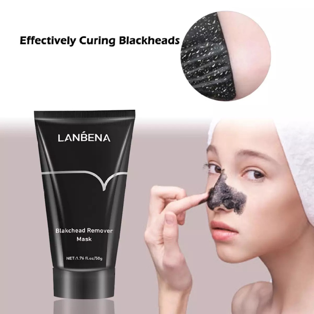 LANBENA Gel lột Mụn đầu đen Ngăn Ngừa Loại Bỏ Mụn Cám Làm Sạch Da Thu Nhỏ Lỗ Chân Lông 30g