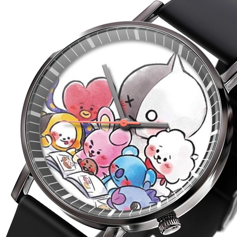 BT21 Watch Cartoon BTS Watch Cute Korean Simple Watch