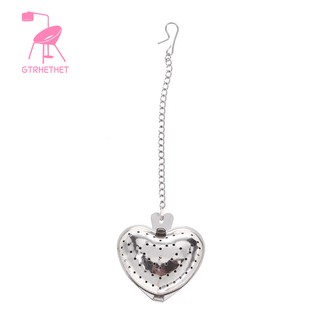 Stainless Steel Heart Shaped Tea Infuser Strainer Mesh Ball