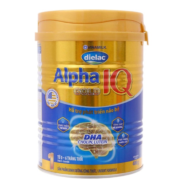 Sữa bột VNM Dielac alpha gold 1 (400g)