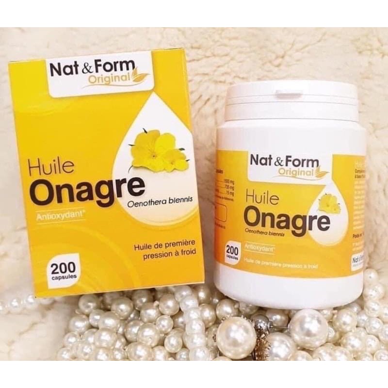 Tinh dầu hoa anh thảo Nat & Form Pháp 200 viên | BigBuy360 - bigbuy360.vn