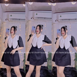ĐẦM PHỐI NÚT [BIGSIZE 55-90KG] ẢNH CHỤP THẬT