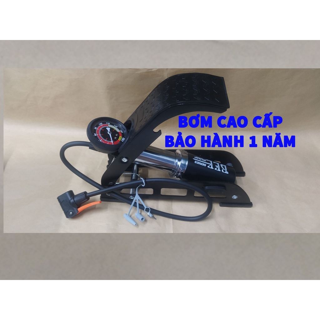 [Cao Cấp] Bơm Xe Máy Xe Đạp đạp chân Hàng Thương hiệu BEE Hàn Quốc Bảo Hành 12 Tháng