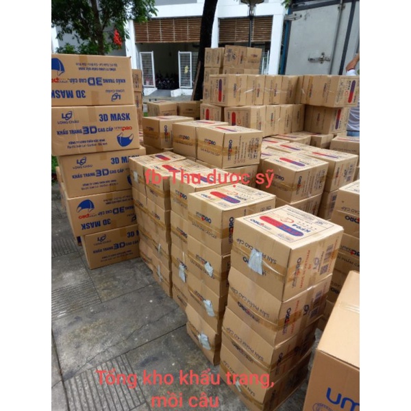 Thùng 300c Khẩu trang 4D KF94 UminoPro tiêu chuẩn Hàn Quốc