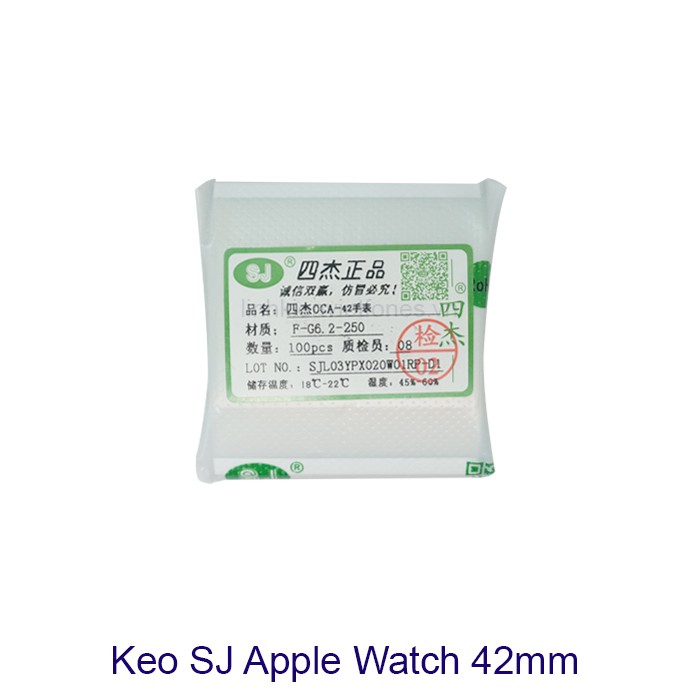 [Mã 33ELSALE hoàn 7% xu đơn 300k] 100 miếng keo SJ apple watch size 38 - 40 - 42 - 44