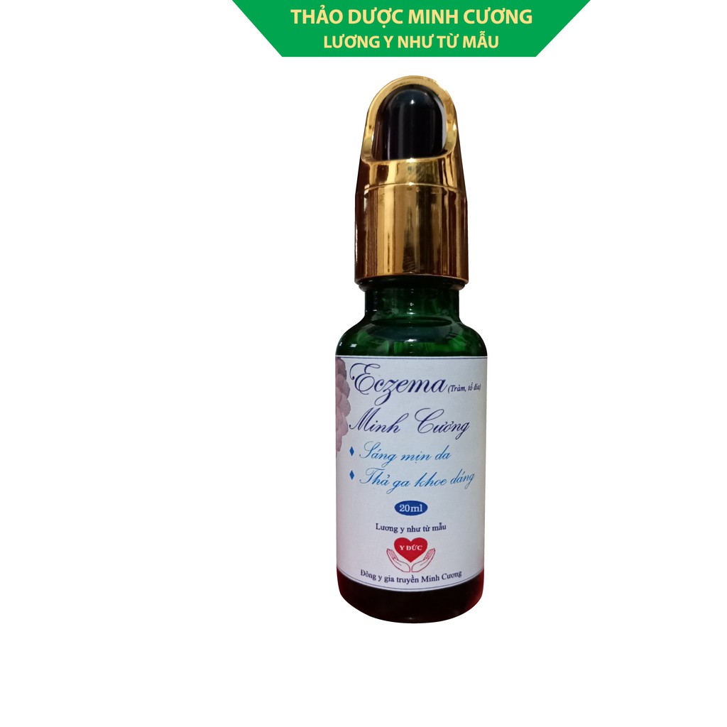 Eczema tràm tổ đỉa ghẻ nước Minh Cương hết eczema lành lặn da
