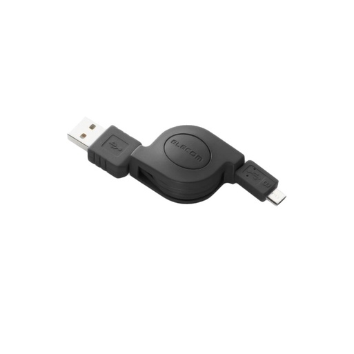 CÁP MICRO USB 0.8M ELECOM MPA-AMBIRLC08BK