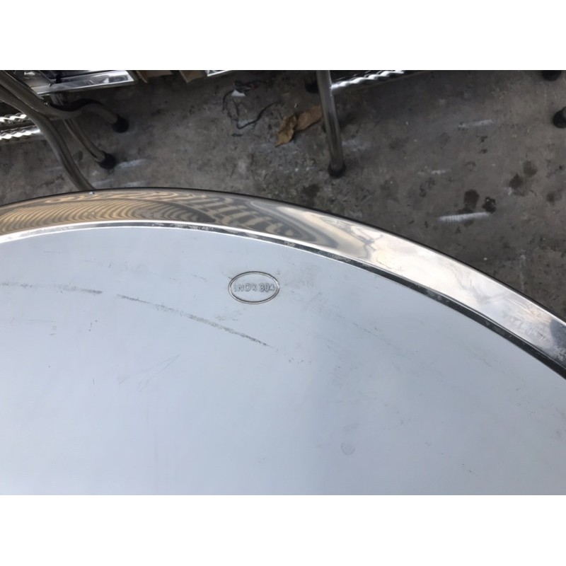 Bàn tròn 1m2 inox 304 dày 1mm siêu bền bỉ giá siêu sốc | BigBuy360 - bigbuy360.vn