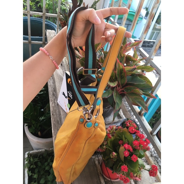 Túi si tuyển da thật Ý