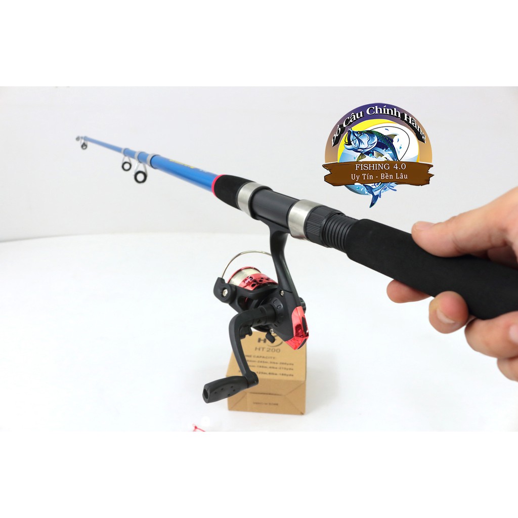 Bộ Cần rút câu cá Shimano kèm máy và đầy đủ phụ kiện đủ size 1m8 2m1 2m4 2m7 3m0 3m4