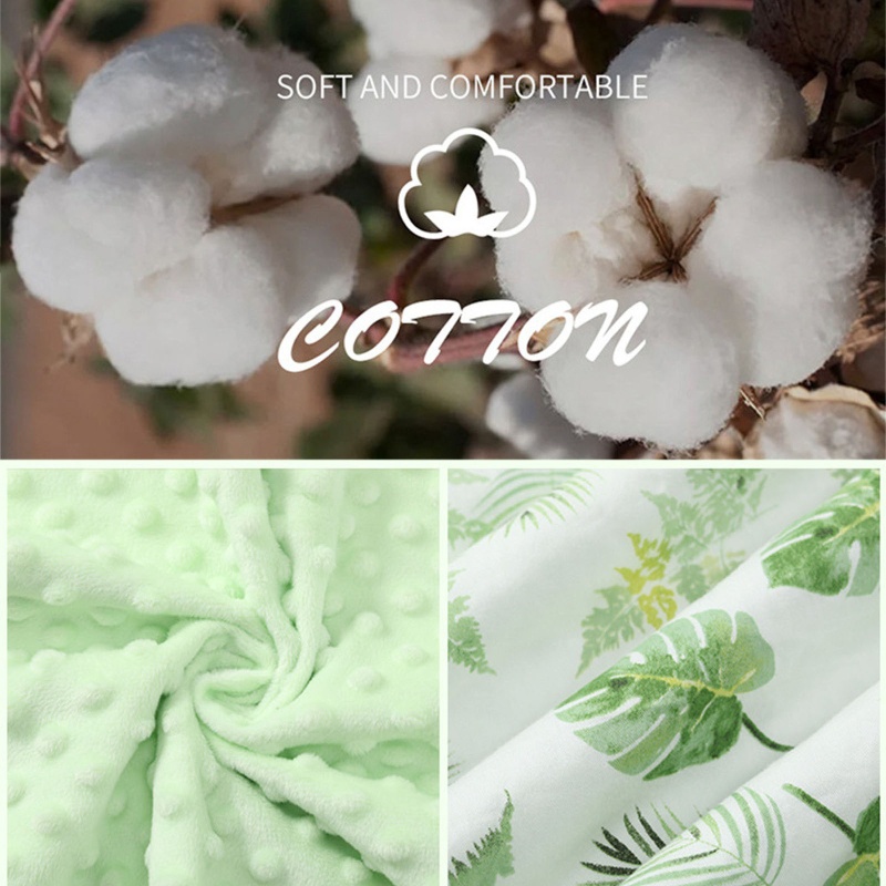 Chăn Quấn Em Bé Giữ Ấm Mùa Thu Đông In Họa Tiết Chấm Bi Hoạt Hình