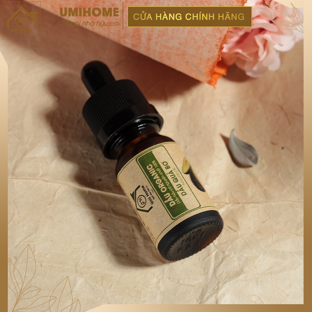 Dầu Quả Bơ dưỡng ẩm da hữu cơ UMIHOME nguyên chất | Avocado oil 100% Organic 10ML | BigBuy360 - bigbuy360.vn