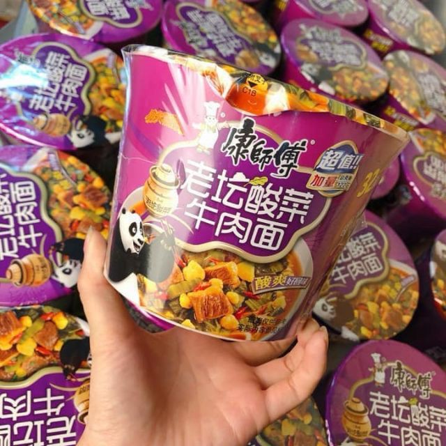 [Freeship] Thùng 12 tô Mì tôm dưa bò chua cay Trung Quốc. | BigBuy360 - bigbuy360.vn