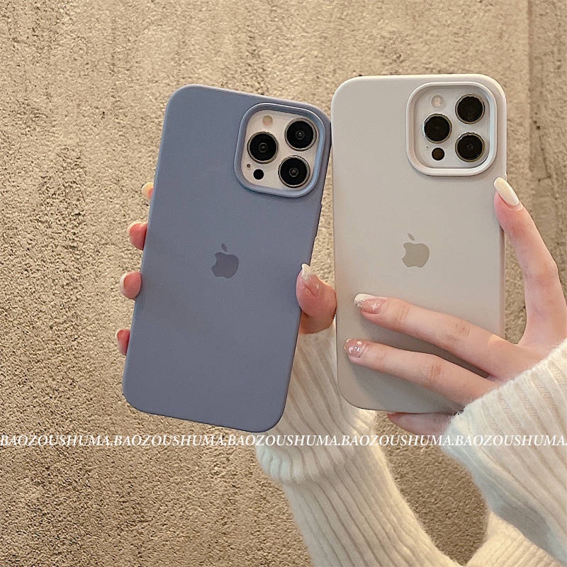 Ốp điện thoại silicone dẻo chống rơi thích hợp cho Apple 13 iPhone14 XR / 11 X 12 N7hy