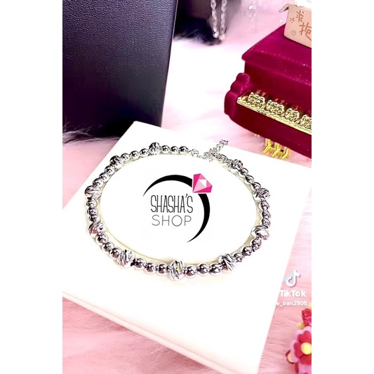 Dây chuyền bi - lắc bi inox B77 cao cấp mẫu 2 bảo hành vĩnh viễn