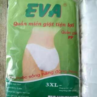 Set 5 quần lót giấy Eva/Maxx 3xl