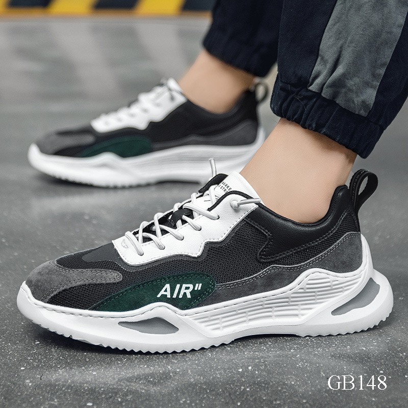 Giày Sneaker nam phong cách thể thao tăng chiều cao thoáng khí  - GB148