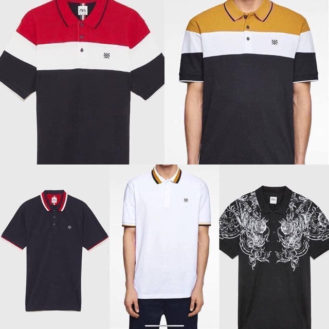 Combo 3 áo polo zara for men