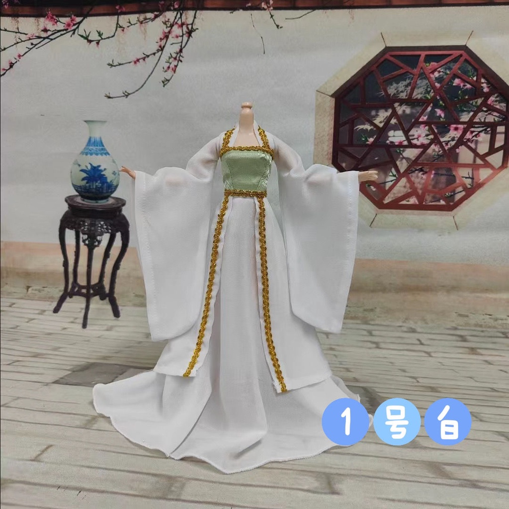 Búp Bê bjd 30cm Mặc Trang Phục Cổ Điển Hai Màu 30cm Cho Bé Gái