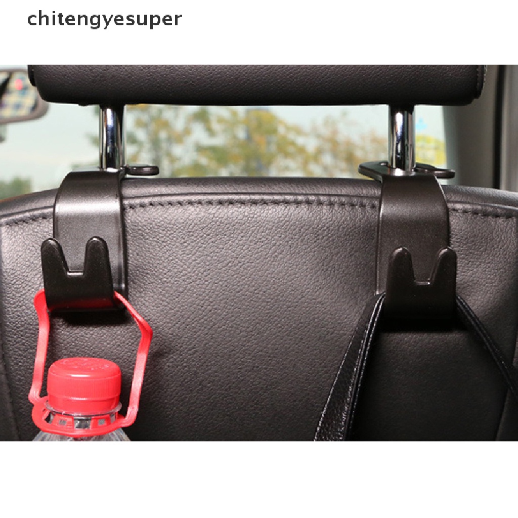 Chitengyesuper  Universal Car Headrest Back Seat Hook 2pcs Seat Hanger Vehicle Organizer Holder CGS