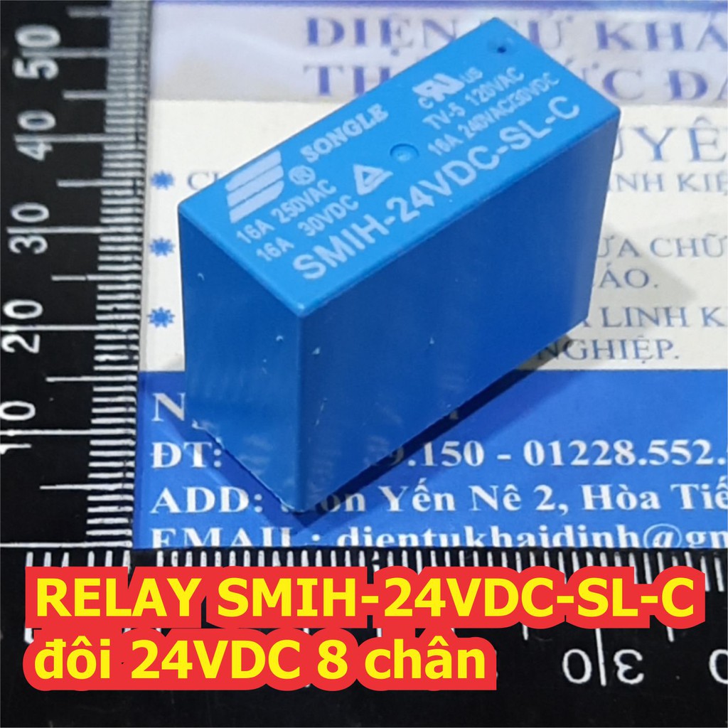 RELAY đôi SMIH-24VDC-SL-C 24VDC 8 chân kde7137