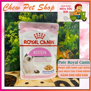 Thức ăn cho mèo con Pate Royal Canin Kitten Combo 1 hộp 12 gói