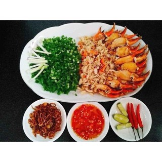 Càng cua + thịt cua + gạch cua