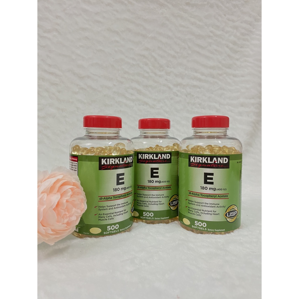 Vitamin E Kirkland của Mỹ 500 viên