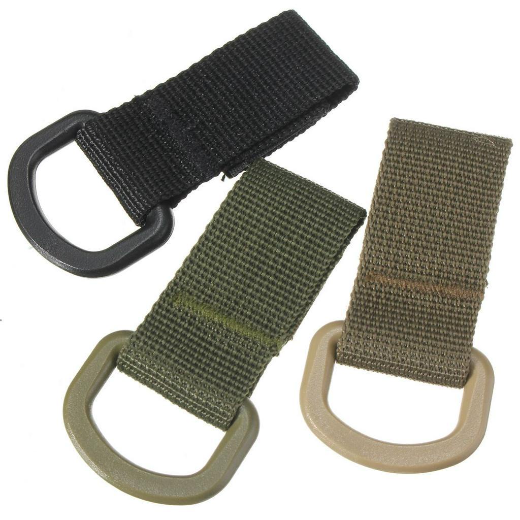 Dây đai nylon gắn ba lô rút nhanh có khóa kẹp giữ đồ tác chiến dùng khi leo núi ngoài trời tiện dụng