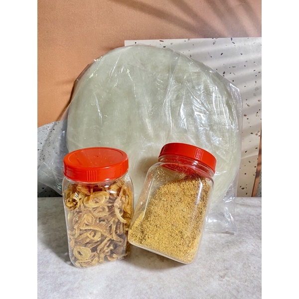Combo bánh tráng phơi sương hành phi muối nhuyễn