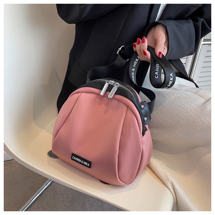 Túi Vỏ Sò Bằng Vải nylon Thiết Kế niche Giản Dị Dành Cho Bạn Nữ