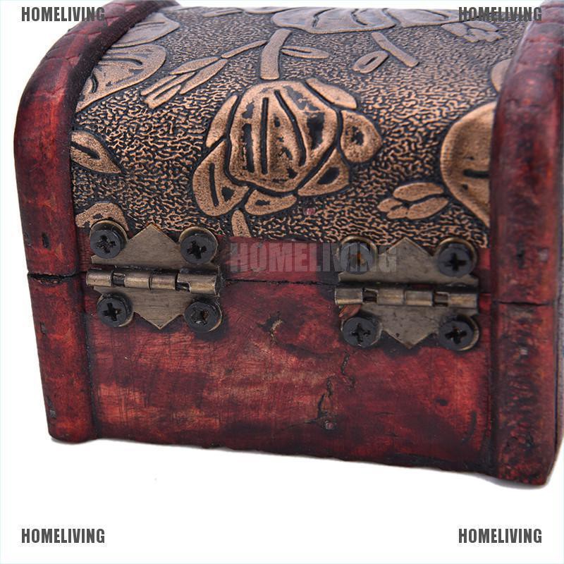 Hộp Đựng Trang Sức Bằng Gỗ Phong Cách Vintage