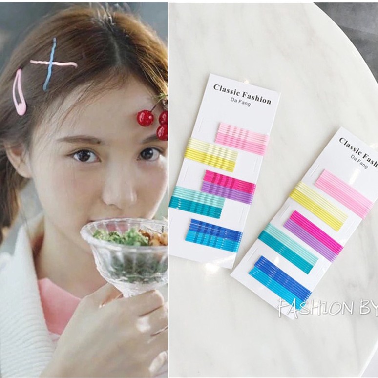 Set 50 kẹp tóc SUXI đơn giản phong cách Hàn Quốc