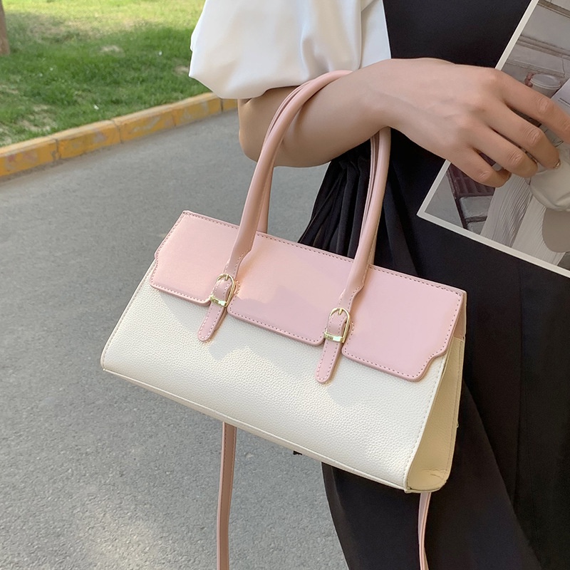 Túi Đeo Vai Màu Sắc Tương Phản Dễ Phối Đồ Thời Trang Cho Nữ