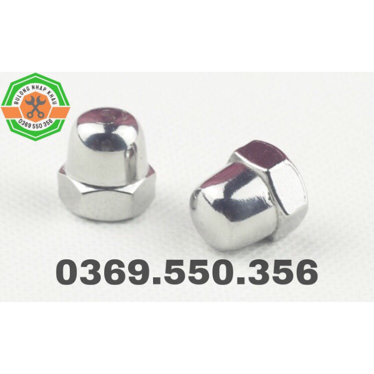 Ecu mũ inox M3,M4, M5 inox