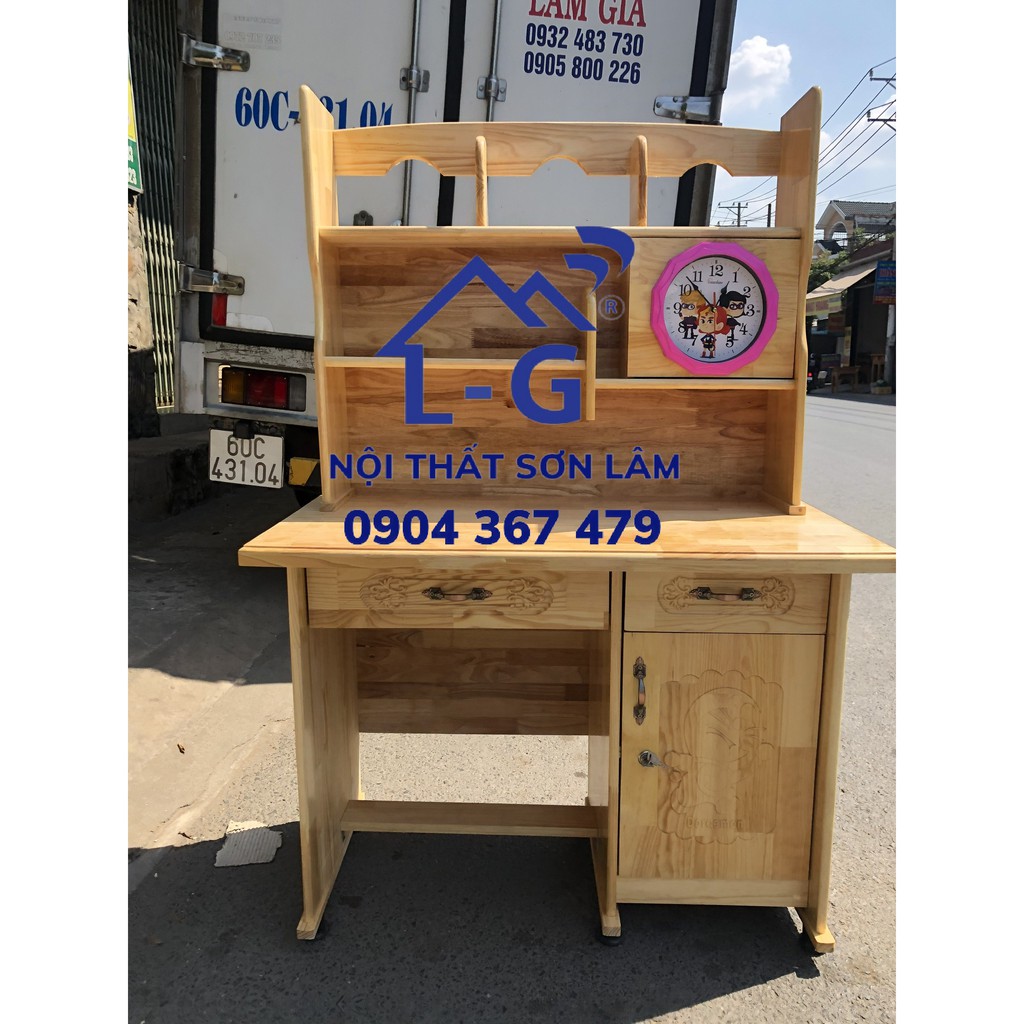 Bàn học sinh gỗ thông tự nhiên giá rẻ - giao hàng nhanh miễn phí | BigBuy360 - bigbuy360.vn