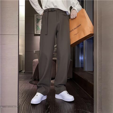 Quần Kaki Ống Rộng Phong Cách Hàn Quốc Cho Nam