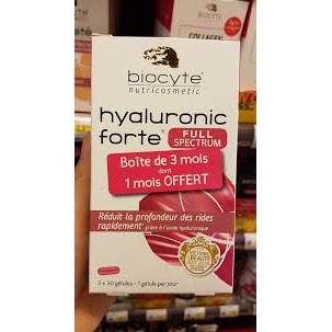 [Chính Hãng Pháp] Viên uống giảm nhăn, cung cấp độ ẩm da - HYALURONIC FORTE FULL SPECTRUM-B02