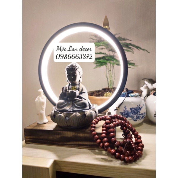 Tượng Phật Tổ đèn led xông trầm Hương