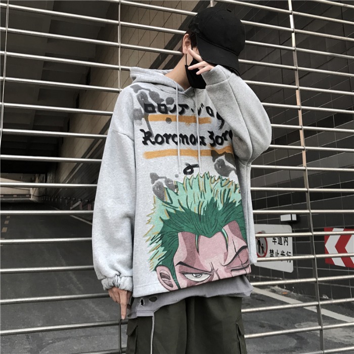 Áo Hoodie In Hình Anime Oversize