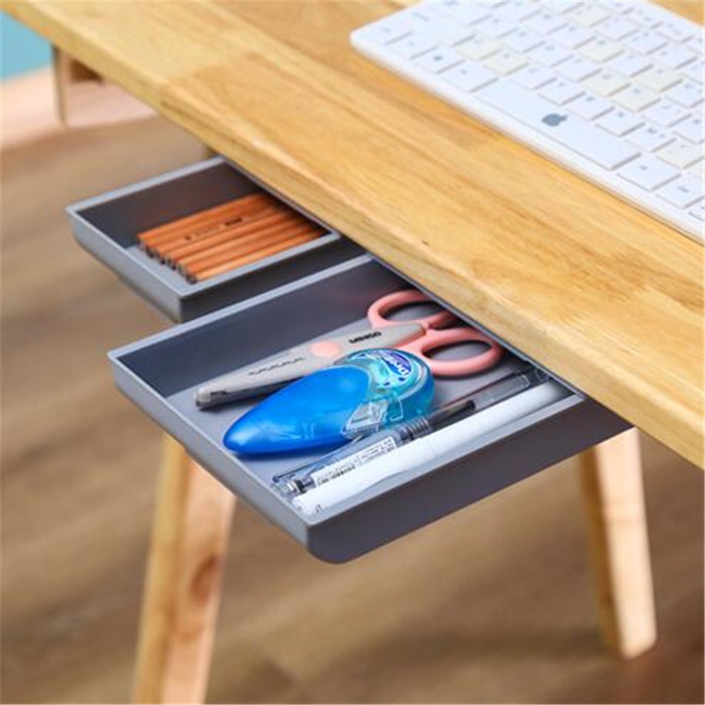 Hộp đựng cọ trang điểm gắn tường không cần khoan lỗ sắp xếp gọn gàng cho nhà ở / văn phòng