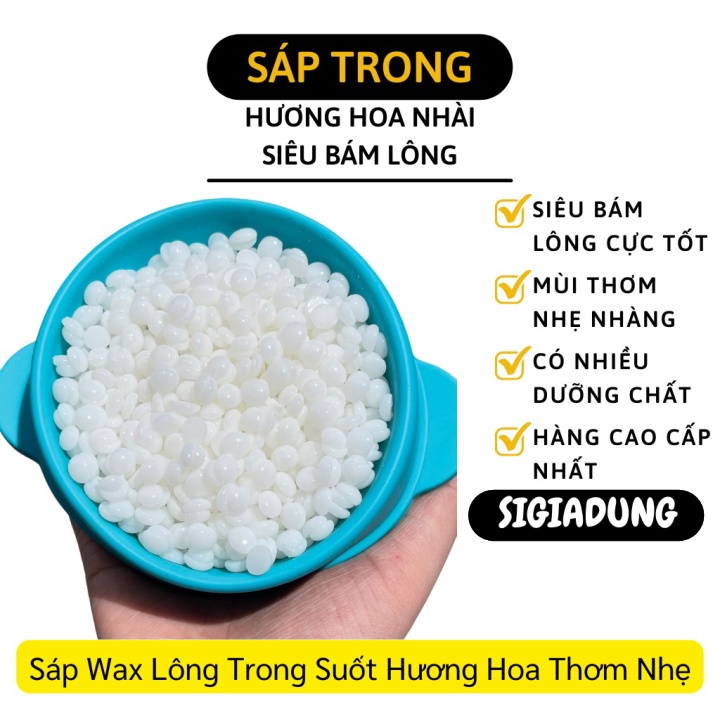 [SGD] Sáp Wax Lông Siêu Bám Lông Trong Suốt Starsoft Thơm Hoa Nhài Nhập Khẩu Gói 100g